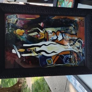 Framed art by an inspiring D.C. artist Stevens